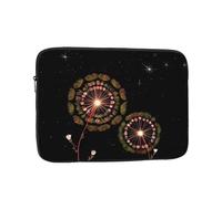 XZDZWK Starry Dandelion Laptop Bag Convenient Shockproof 17 inch Stylish Print for Business Travel Work and Office