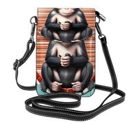 XZDZWK The silent monkey Lightweight Anti-Theft Messenger Bag Small Wear-Resistant Portable and Practical for Travel and Daily Use