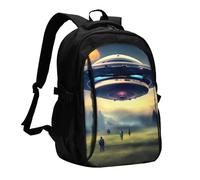 XZDZWK UFO landing Versatile Travel Backpack Light Simple Independent Compartment Large Capacity Multi-pocket