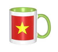XZDZWK Vietnamese Flag Classic Mug Stylish Durable and Green Fade-Resistant Suitable for Home Office and Restaurant Use