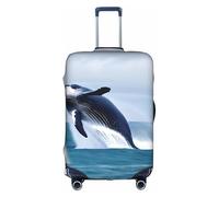 XZDZWK Whales at sea Suitcase Covers L Scratch Proof and Dust Proof with Personalized Design for Travel Business and Outdoor Use