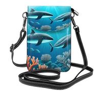 XZDZWK Whales under the sea Lightweight Anti-Theft Messenger Bag Small Wear-Resistant Portable and Practical for Travel and Daily Use