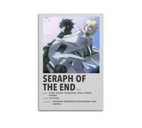 xze Seraph Of The End Anime Poster Room Decorative Canvas Posters Aesthetic Poster Print Wall Art Decor Posters 12x18inch(30x45cm) Unframe-style