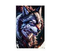 XZGTHYTYUY Armed, Taming Beasts, Wolves, Art Posters Canvas Poster Bedroom Decor Landscape Office Room Decor Gift 24x36inch(60x90cm)