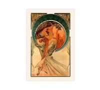 XZGTHYTYUY ART NOUVEAU PRINT - The Arts Poetry, Art Nouveau Canvas Poster Wall Art Decor Print Picture Paintings for Living Room Bedroom Decoration 20x30inch(50x75cm)