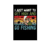 XZGTHYTYUY I Just Want To Get High Interior Art Wall Picture Canvas Poster Wall Art Decor Print Picture Paintings for Living Room Bedroom Decoration 08x12inch(20x30cm)