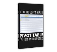 XZGTHYTYUY If It Doesn't Have A Pivot Interior Art Wall Picture Canvas Poster Wall Art Decor Print Picture Paintings for Living Room Bedroom Decoration 24x36inch(60x90cm)