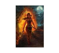 XZGTHYTYUY Lara Croft Tomb Raider Canvas Poster Bedroom Decor Landscape Office Room Decor Gift 08x12inch(20x30cm)
