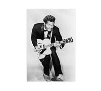 XZGTHYTYUY Legendary Singer Rock Star Chuck Berry Canvas Poster Wall Art Decor Print Picture Paintings for Living Room Bedroom Decoration 20x30inch(50x75cm)