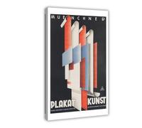 XZGTHYTYUY Vintage Art Deco Giclee Poster Print MUENCHNER GERMAN ARTWORK - 副本 Canvas Poster Wall Art Decor Print Picture Paintings for Living Room Bedroom Decoration 12x18inch(30x45cm)