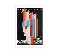 XZGTHYTYUY Vintage Art Deco Giclee Poster Print MUENCHNER GERMAN ARTWORK - 副本 Canvas Poster Wall Art Decor Print Picture Paintings for Living Room Bedroom Decoration 08x12inch(20x30cm)