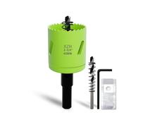 XZH 45mm Bi-Metal Hole Saw Kit with Arbor & Pilot Bit - Effortless Smooth Cutting for Wood, Plastic, Drywall & Thin Metal - Ideal for Downlight Installation & DIY Projects