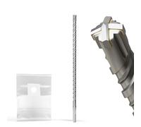 XZH SDS Plus Masonry Drill Bits - 10mm x 310mm, Professional Tungsten Carbide Cross Tip, Long SDS Hammer Drill Bits for Wall, Stone, Concrete, Brick