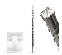 XZH SDS Plus Masonry Drill Bits - 16mm x 350mm, Professional Tungsten Carbide Cross Tip, Long SDS Hammer Drill Bits for Wall, Stone, Concrete, Brick