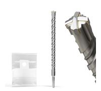 XZH SDS Plus Masonry Drill Bits - 18mm x 310mm, Professional Tungsten Carbide Cross Tip, Long SDS Hammer Drill Bits for Wall, Stone, Concrete, Brick