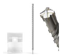 XZH SDS Plus Masonry Drill Bits - 18mm x 600mm, Professional Tungsten Carbide Cross Tip, Long SDS Hammer Drill Bits for Wall, Stone, Concrete, Brick