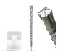 XZH SDS Plus Masonry Drill Bits - 28mm x 460mm, Professional Tungsten Carbide Cross Tip, Long SDS Hammer Drill Bits for Wall, Stone, Concrete, Brick