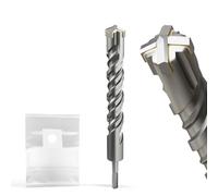 XZH SDS Plus Masonry Drill Bits - 30mm x 260mm, Professional Tungsten Carbide Cross Tip, Long SDS Hammer Drill Bits for Wall, Stone, Concrete, Brick