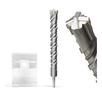 XZH SDS Plus Masonry Drill Bits - 30mm x 350mm, Professional Tungsten Carbide Cross Tip, Long SDS Hammer Drill Bits for Wall, Stone, Concrete, Brick