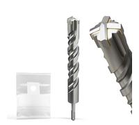 XZH SDS Plus Masonry Drill Bits - 32mm x 260mm, Professional Tungsten Carbide Cross Tip, Long SDS Hammer Drill Bits for Wall, Stone, Concrete, Brick