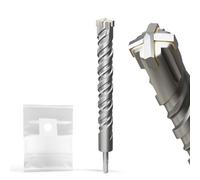 XZH SDS Plus Masonry Drill Bits - 35mm x 350mm, Professional Tungsten Carbide Cross Tip, Long SDS Hammer Drill Bits for Wall, Stone, Concrete, Brick