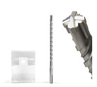 XZH SDS Plus Masonry Drill Bits - 8mm x 160mm, Professional Tungsten Carbide Cross Tip, Long SDS Hammer Drill Bits for Wall, Stone, Concrete, Brick