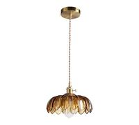 XZHGCEE Kitchen Pendant Lights Glass Pendant Light Fixtures: Hanging Lamp Ceiling Lights Vintage Pendant Light, Pendant Lights for Kitchen Island Bedroom Hallway Study Room Coffee Bar