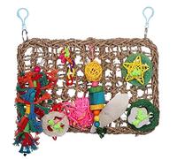 XzhixiangKing Cockatiel Toys, Bird Foraging Wall, with Colorful Toys, Birds Cage accessories