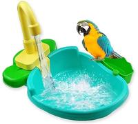 XzhixiangKing Pet Parrots Bird Bathtub, Bird Feeder Pet Pool Swimming Pool Toy, for Bird Parrot, Small Pet (Color F)