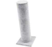 XzhixiangKing Vertical Tower Hair Tie Scrunchie Organizer, Velvet Jewelry Stand, for Jewelry, Bracelets, Headbands, Hair Ties (Grey)