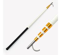 XZHWSZD Boat Hook Telescoping Boat Hook Push-Pull, Docking Stick for Boating/Undocking/Mooring, Space Saving Decoy Retriever Pole with Replaceable Hooks(White,120-450cm/47-177")