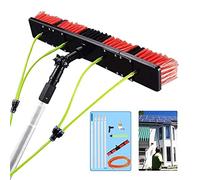 XZHWSZD Telescopic Window Cleaning Pole 3m-12m with 50cm Brush Head Water Fed Extendable Brush for Conservatory Roof & Solar Panel Cleaning 22.9ft Reach