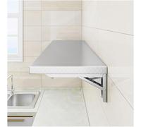 XZHWSZD Wall-Mounted Folding Desk, Folding Kitchen Table, Wall-Mounted Work Table, Floating Desk, Fold-Down Wall Desk for Dining Room, Bedroom, Laundry Room - 80x40 cm / 31.4x15.7 in