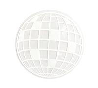 XZincer Colorful Suncatcher Rainbow Disco Ball Static Glass Sticker PVC Anti Collision Window Sticker Huge Stickers (Beige, One Size)