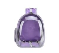 XZJPMT Cat Bag Out Portable Shoulder Pet Backpack Panoramic Transparent Cat Backpack Out Cat Cage Space Capsule Cat Bag(Purple)