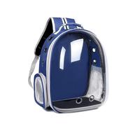 XZJPMT Cat Bag Out Portable Shoulder Pet Backpack Panoramic Transparent Cat Backpack Out Cat Cage Space Capsule Cat Bag(Royal Blue)