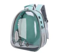 XZJPMT Pet Cat Backpack Transparent Expandable Pet Outing Bag Portable Backpack Pet Cat Bag Large Capacity Pet Supplies(Blue)