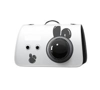 XZJPMT Portable pet Capsule Carry-on Cat Bag Foldable Shoulder Going Out Backpack Cartoon cat and Dog