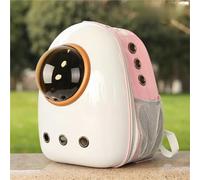 XZJPMT Portable pet Capsule Carry-on Cat Bag Foldable Shoulder Going Out Backpack Cartoon cat and Dog