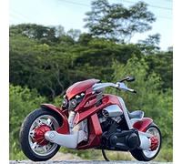 XZKHCHCO 1:12 For Yamaha Tyrannosaurus Rex V-REX Alloy Racing Motorcycles Model Street Motorcycle Sound And Light Collection