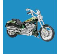 XZKHCHCO 1:18 For Harley FXSTDSE CVO 2004 Motorcycle Model Toy Collection Moto Die Cast Metal With Plastic Part