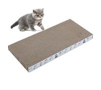 XZKING Cardboard Scratcher Pad 1PCS,Cat Scratching Pad for Indoor Cats,Douable-Side Corrugated Cat Scratcher (16.9x8.27x1.38 inches)