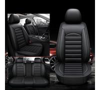 XZKKCD Car Seat Cover, for Audi A5 4doors Sportback 2018-2024, PU Leather Breathable and Waterproof Full Set Auto Seat Covers,Black