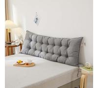 XZLZMYP Backrest Cushion Reading Pillow on Bed Soft And Comfortable Rectangular Bedroom Headboard Cushion Headboard Bolster Support Pillow for Bed Sofa Chair Bay Windows,D,150x50cm