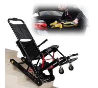 XZLZMYP Electric Climbing Stair Wheelchair Trolley Folding Portable Crawler Stair Climbing Lightweight Chair Stair Lift Climber Stair Mobility Assist Medical Equipment,Black