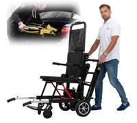 XZLZMYP Electric Wheelchair Stair Lifts Folding Portable Stair Lift for The Disabled And Elderly Stair Climbing Wheelchair for Going Up And Down Stairs Load Capacity 373 Lbs,Black