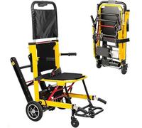 XZLZMYP Electric Wheelchair Stair Lifts Folding Portable Stair Lift for The Disabled And Elderly Stair Climbing Wheelchair for Going Up And Down Stairs Load Capacity 373 Lbs,Yellow