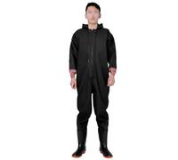 XZLZMYP Fishing Chest Waders for Men Women with Boots Waterproof Breathable Waders Whole Body PVC Chest Fishing Waders Lightweight Thickened Wear-Resistant Waders with Boots,C,44