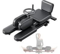XZLZMYP Leg Stretcher Heavy Duty Leg Splits Machine Flexibility 3 Bar Leg Stretching Training Machine for Ballet Yoga Home Gym Exercise,Black
