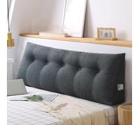 XZLZMYP Wedge Headboard Pillows Bolster for Bed Rest Reading Pillows for Sitting in Bed Triangular Reading Pillow Backrest Positioning Support Cushion with Removable Cover,E,100x50x20cm